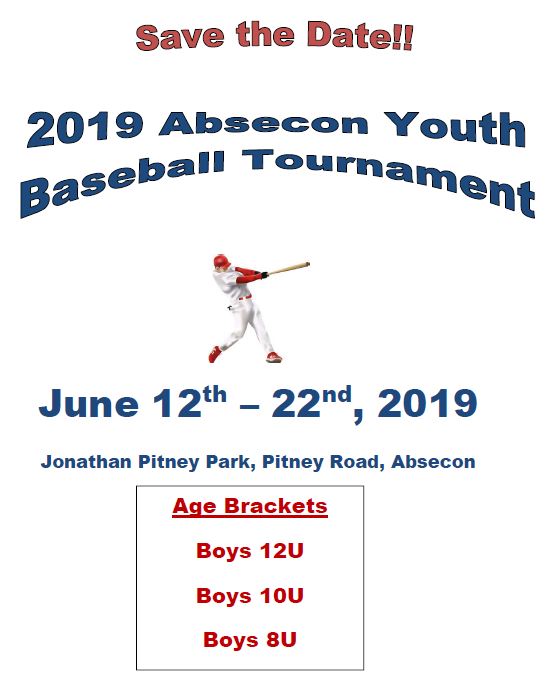 Absecon baseball tournament 2019 Absecon baseball tournament 2019